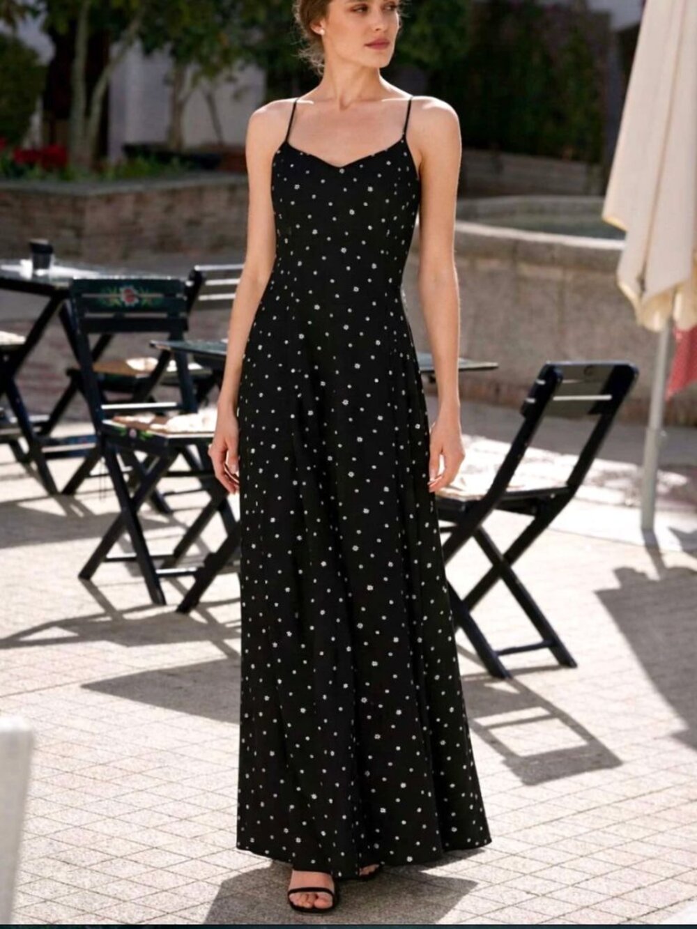 Maxi dress with open back - Anneliese Open Back Dress